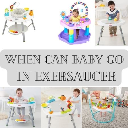 when can you use an exersaucer